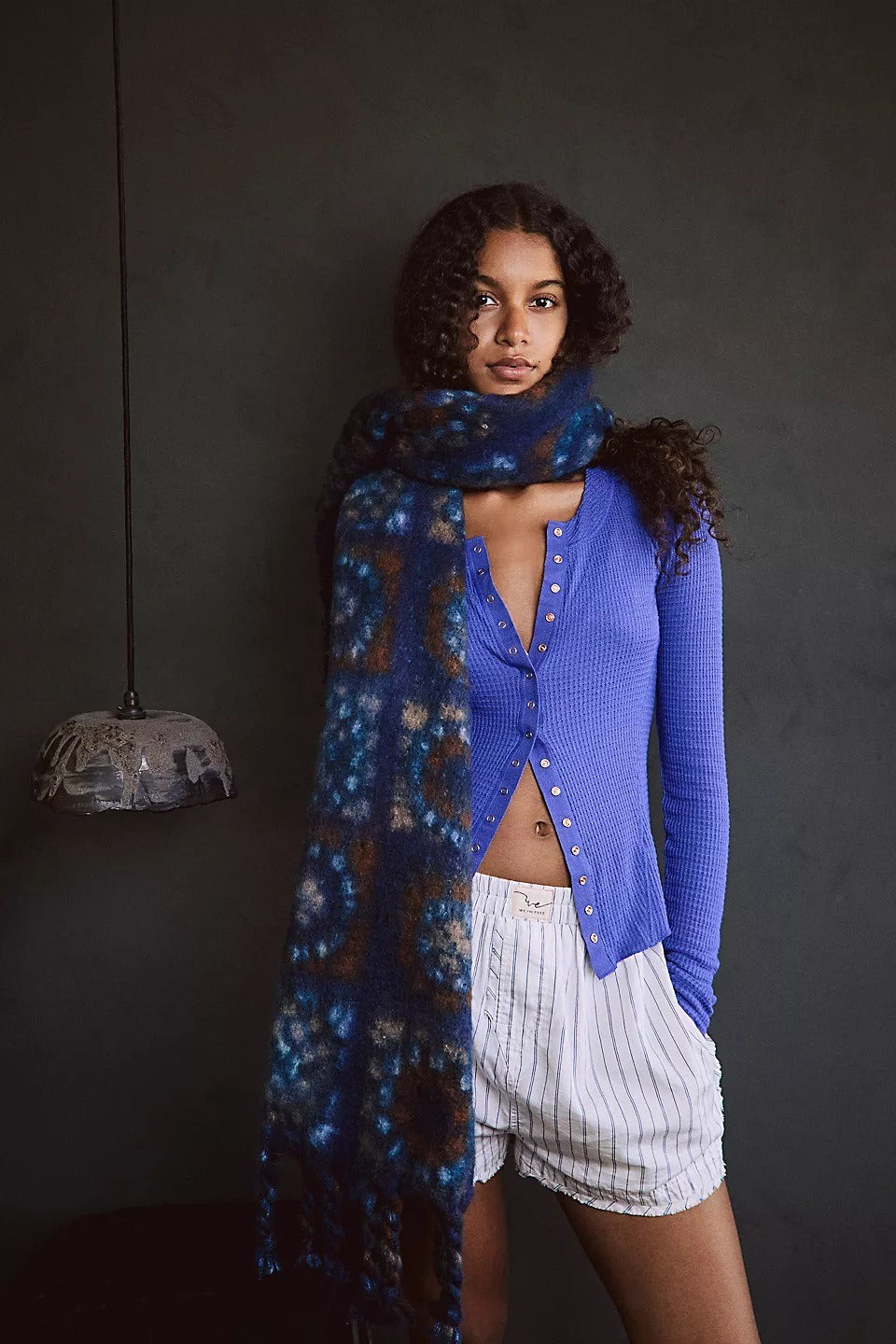 Solid One-Button Slim Knit Cardigan
