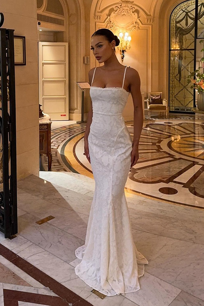 Strappy Open Back Fitted Maxi Dress