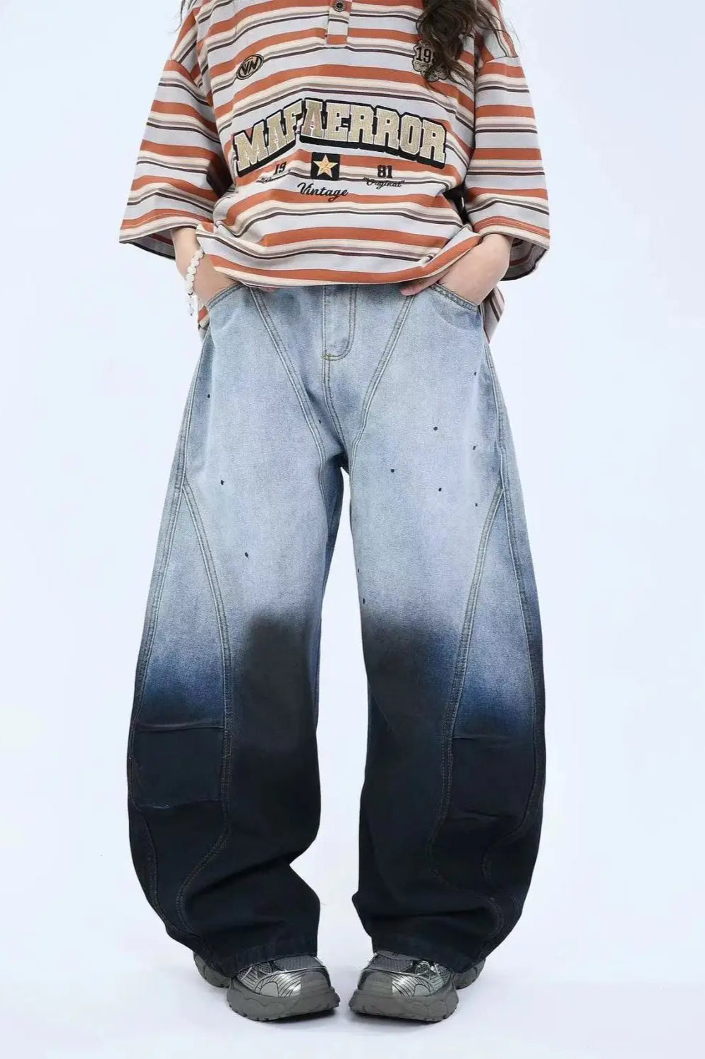 Gradient Streetwear Unisex Jean