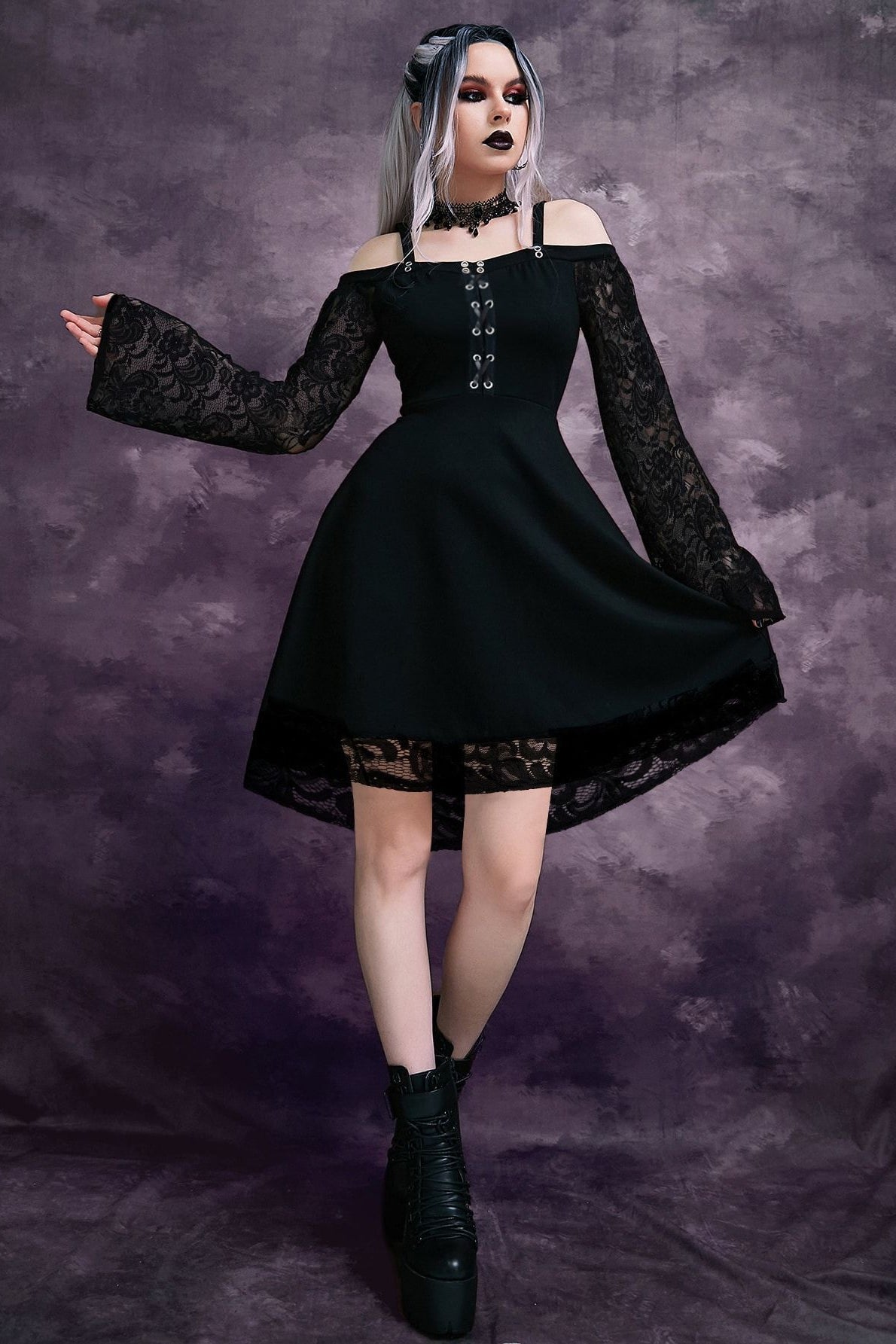 Strapless Corset Gothic Dress