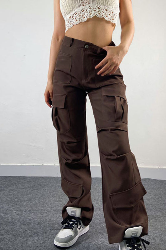 Vintage American Loose Multi-Pocket Pant