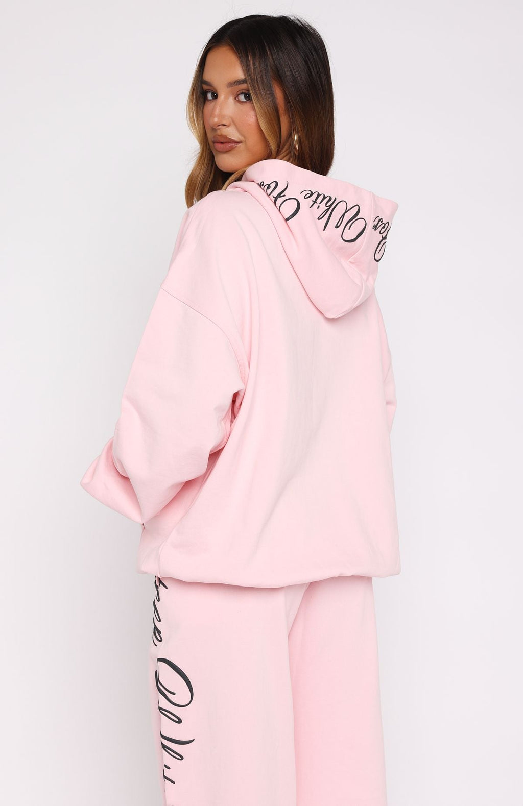 Lucky Thirteen Shaya Oversized Soft Pink Hoodie