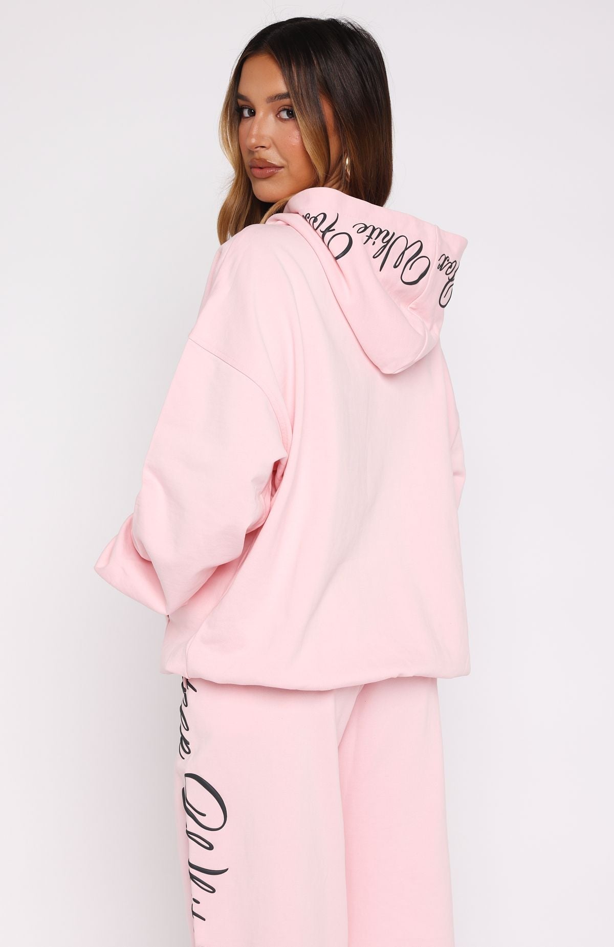 Lucky Thirteen Shaya Oversized Soft Pink Hoodie