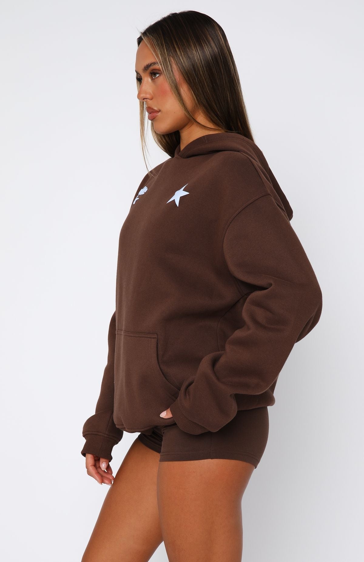 From Archives Charli Oversized Chocolate Hoodie