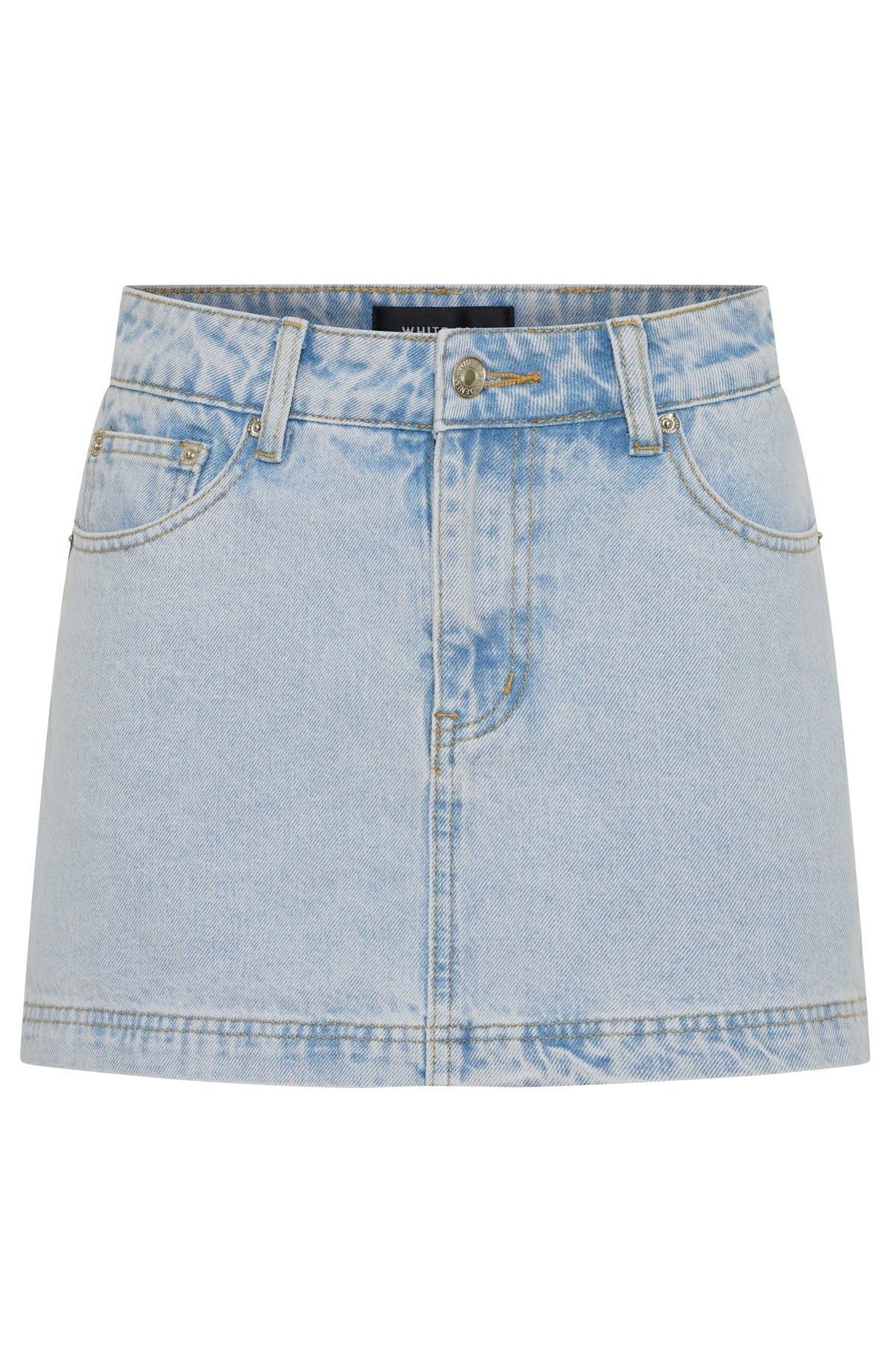Glacier Blue Denim Skort Short
