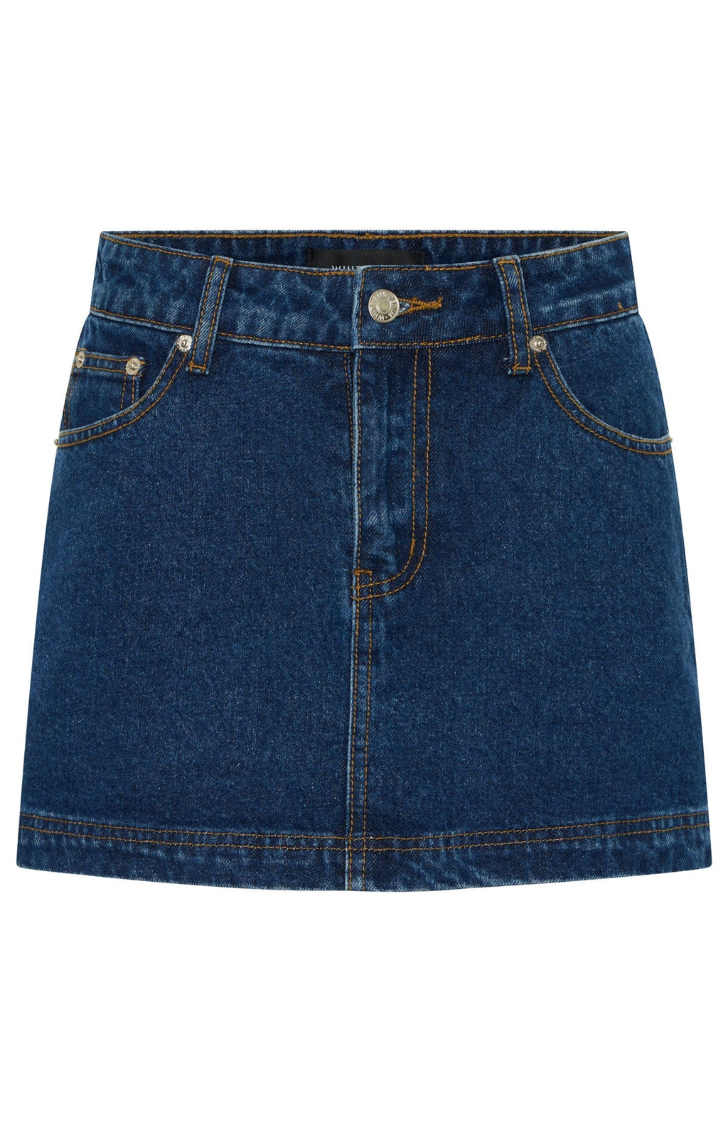All Your Problems Denim Mini Skirt Dark Blue