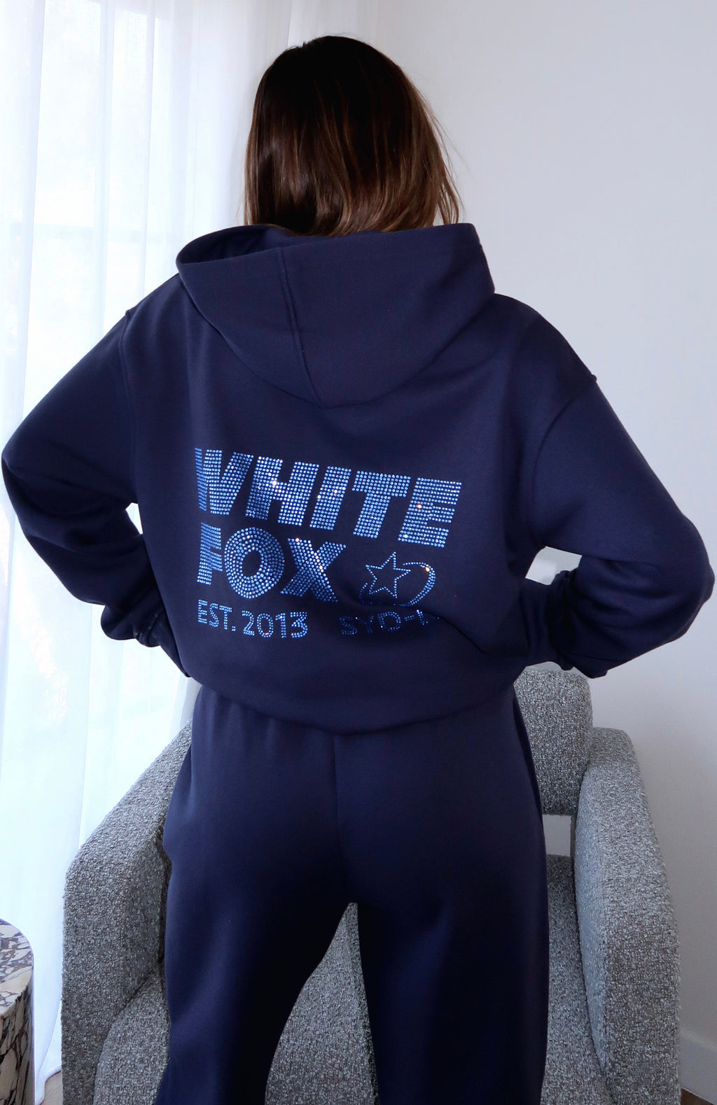 Always Shining Oversized Navy Hoodie