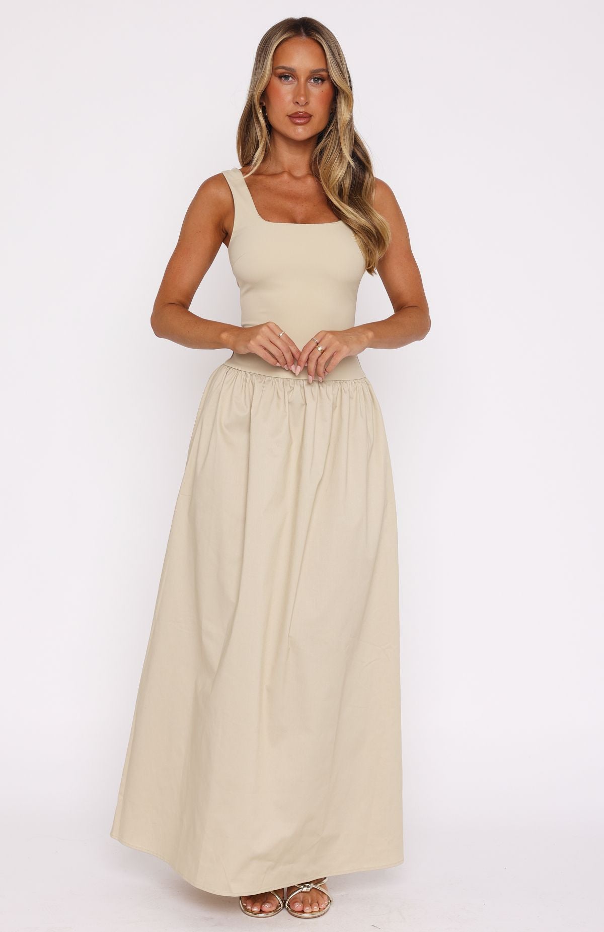 Summer Delight Stone Maxi Dress