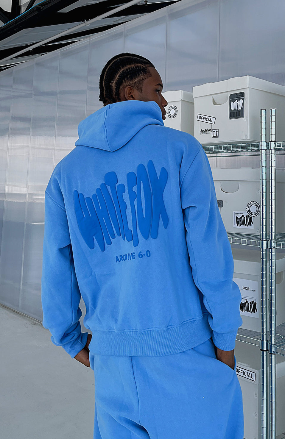 Archive 6.0 Oversized Blueberry Hoodie