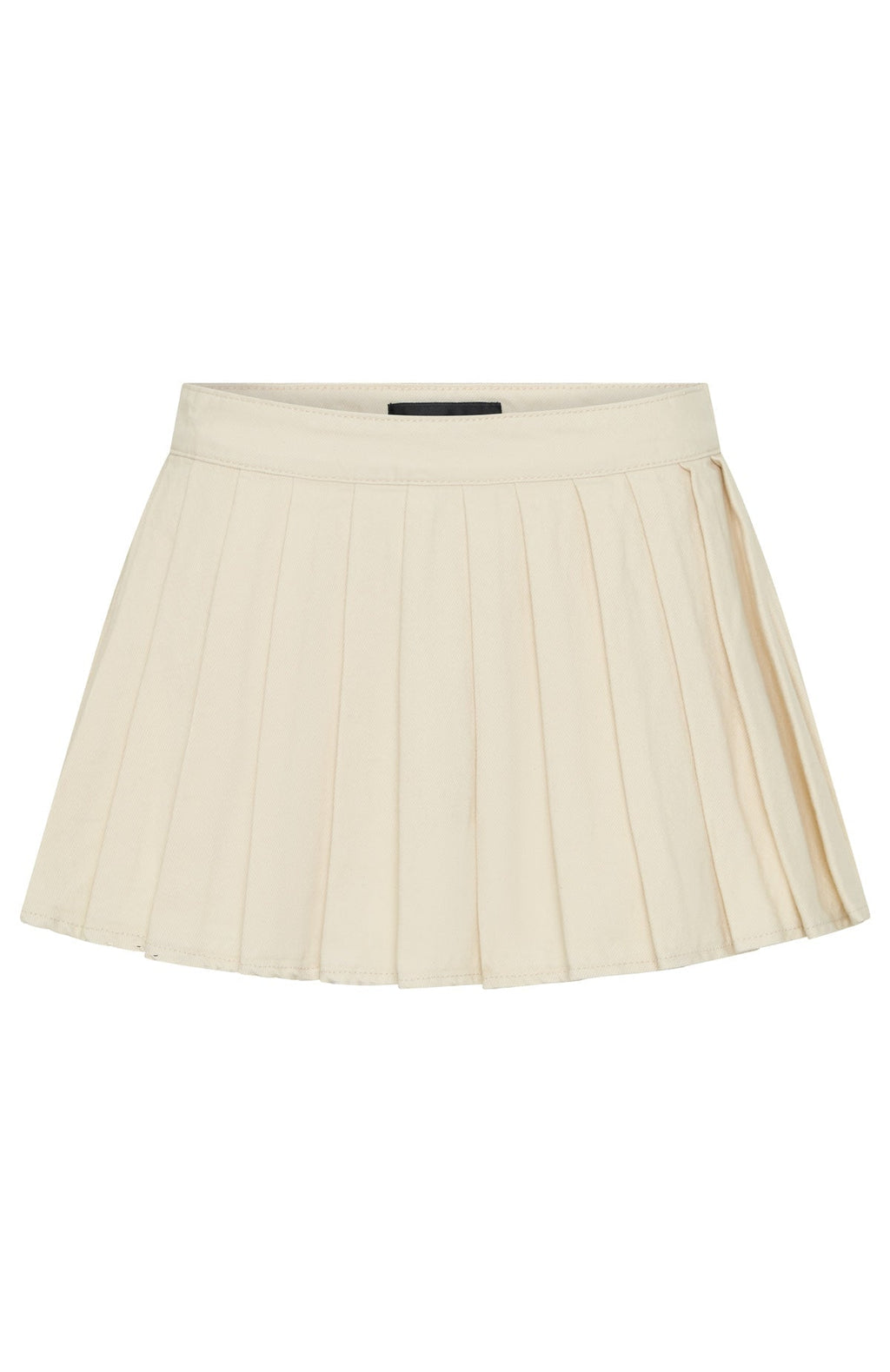Ayla Denim Mini Skirt Cream