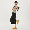 Washed Cropped Wide Straight Denim Jean