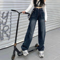 High Street Thin Straight Wide Leg Jean