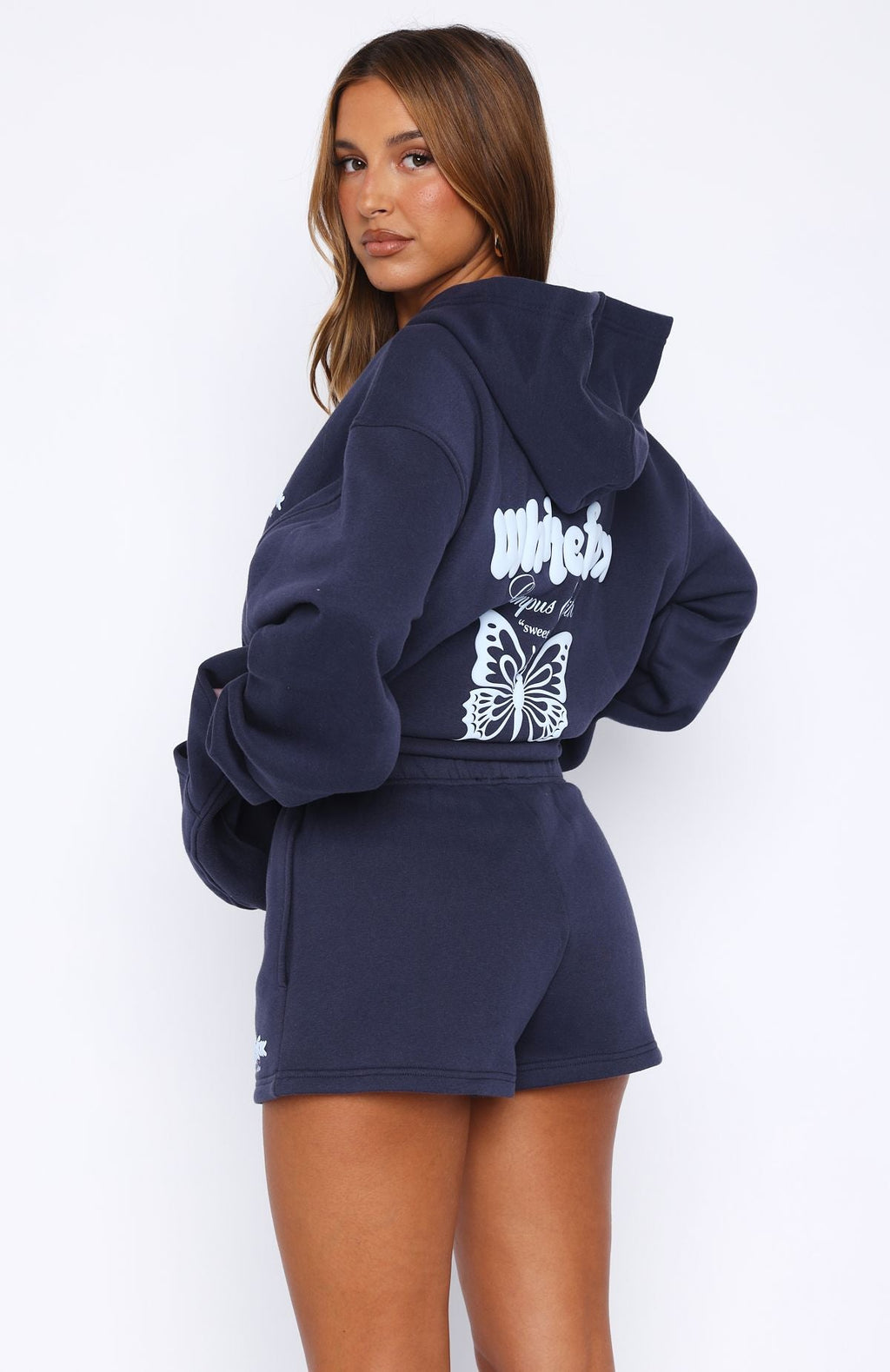 Navy High Above Lounge Short