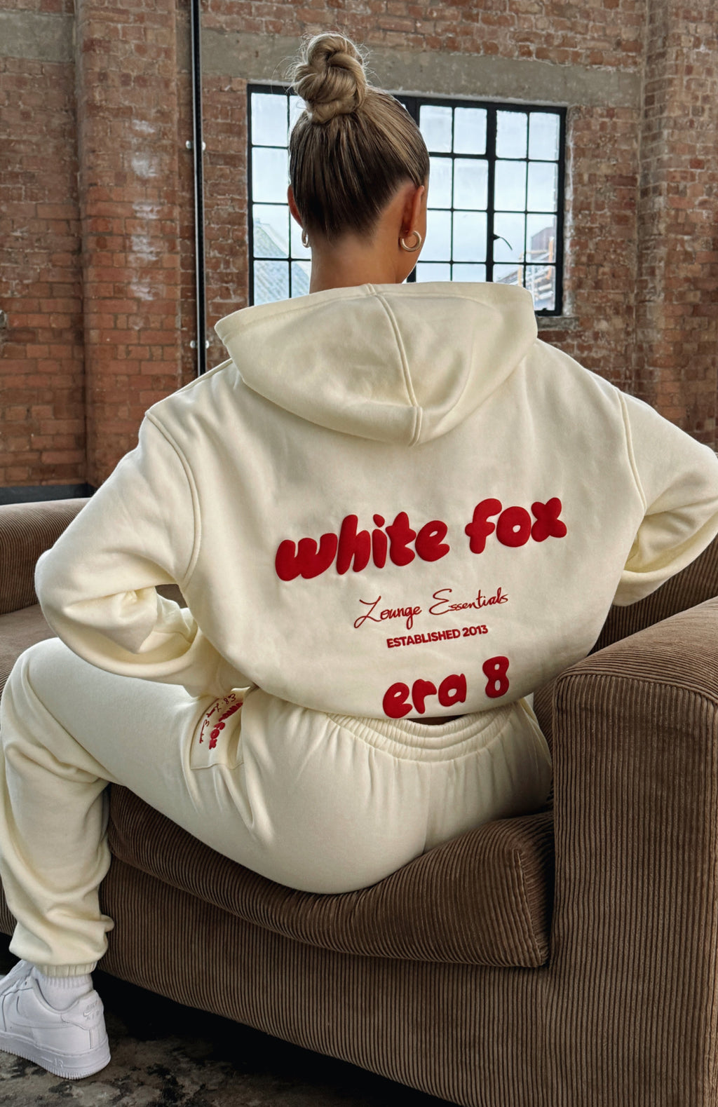 Era Oversized Cherry Cream Hoodie