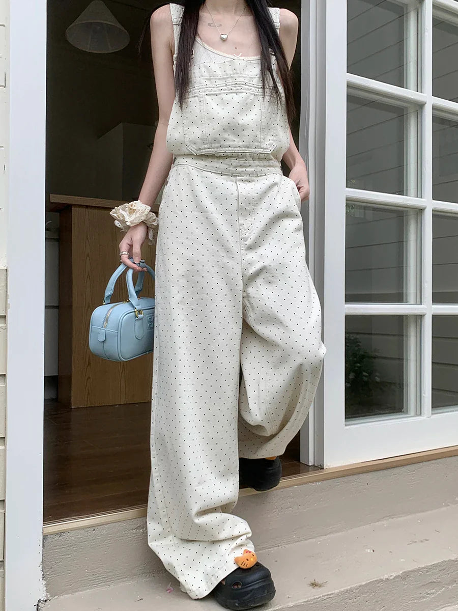 Summer Vintage Wide Leg High Waist Jean
