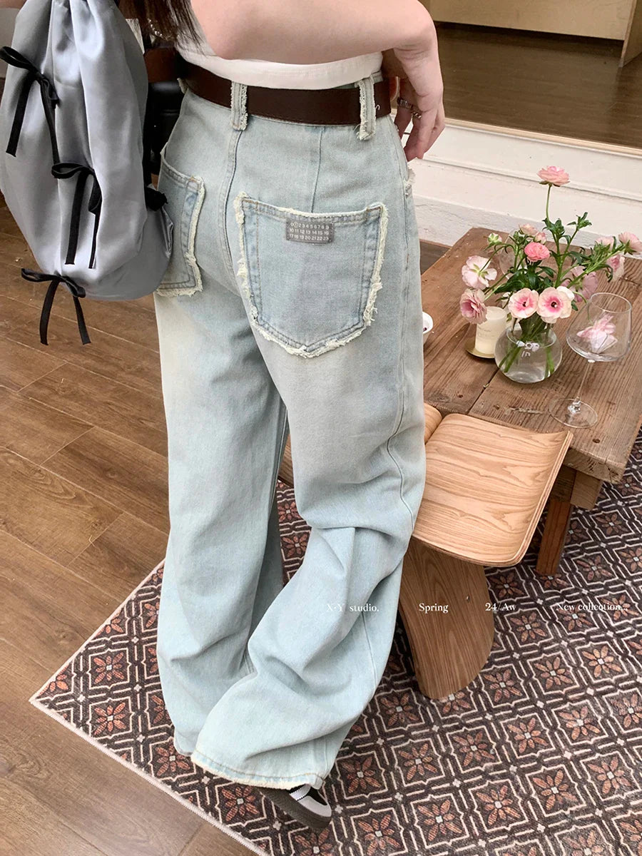 Casual Loose Y2K Street High Waist Denim Jean