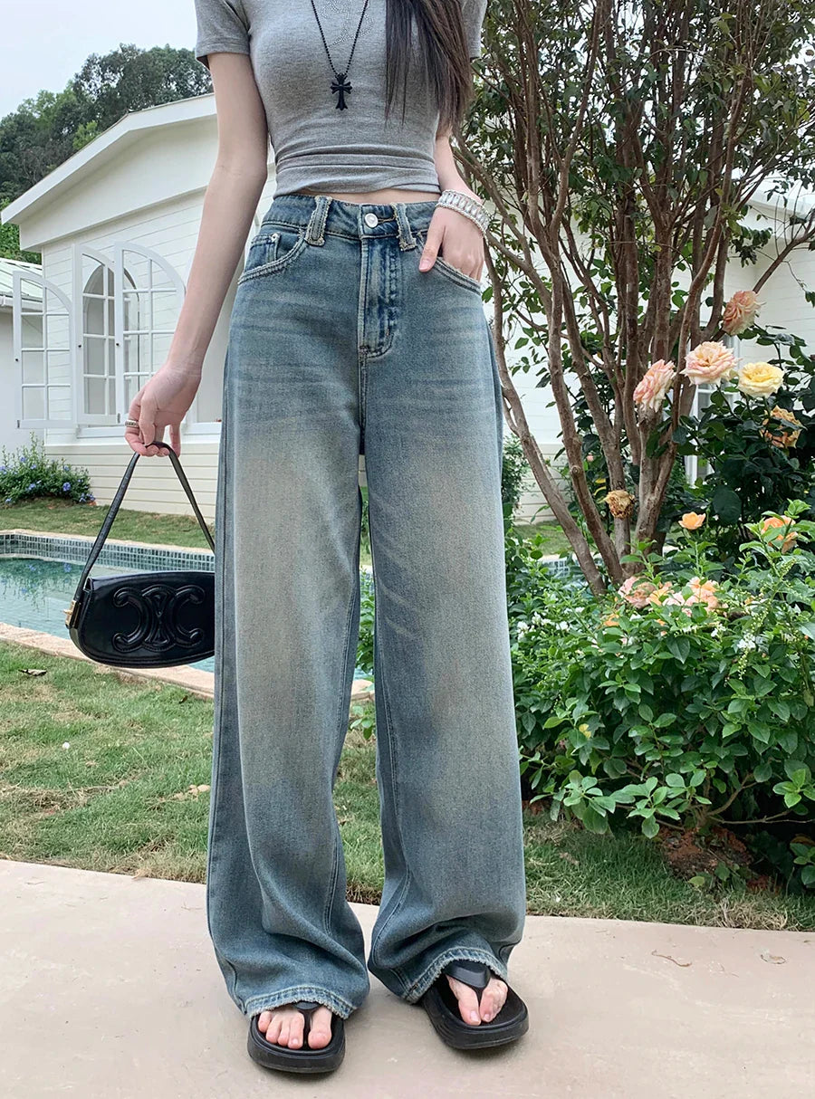 Casual Loose Y2K Street High Waist Denim Jean