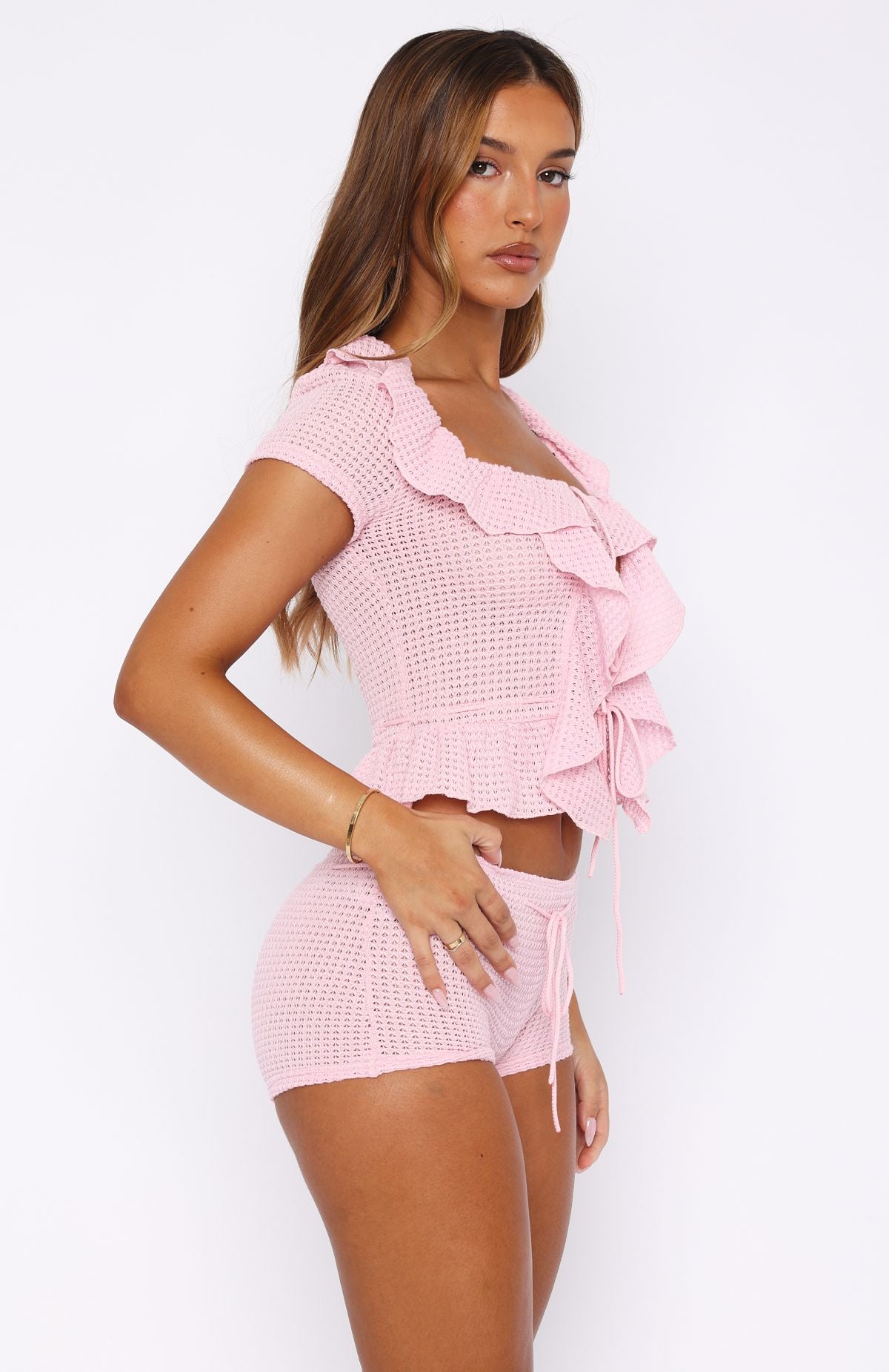 Pink Cool It Crochet Playful Short