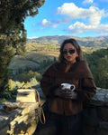 Brown Short Wool Coat