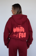 Capsule 9 Star Moment Oversized Burgundy Hoodie