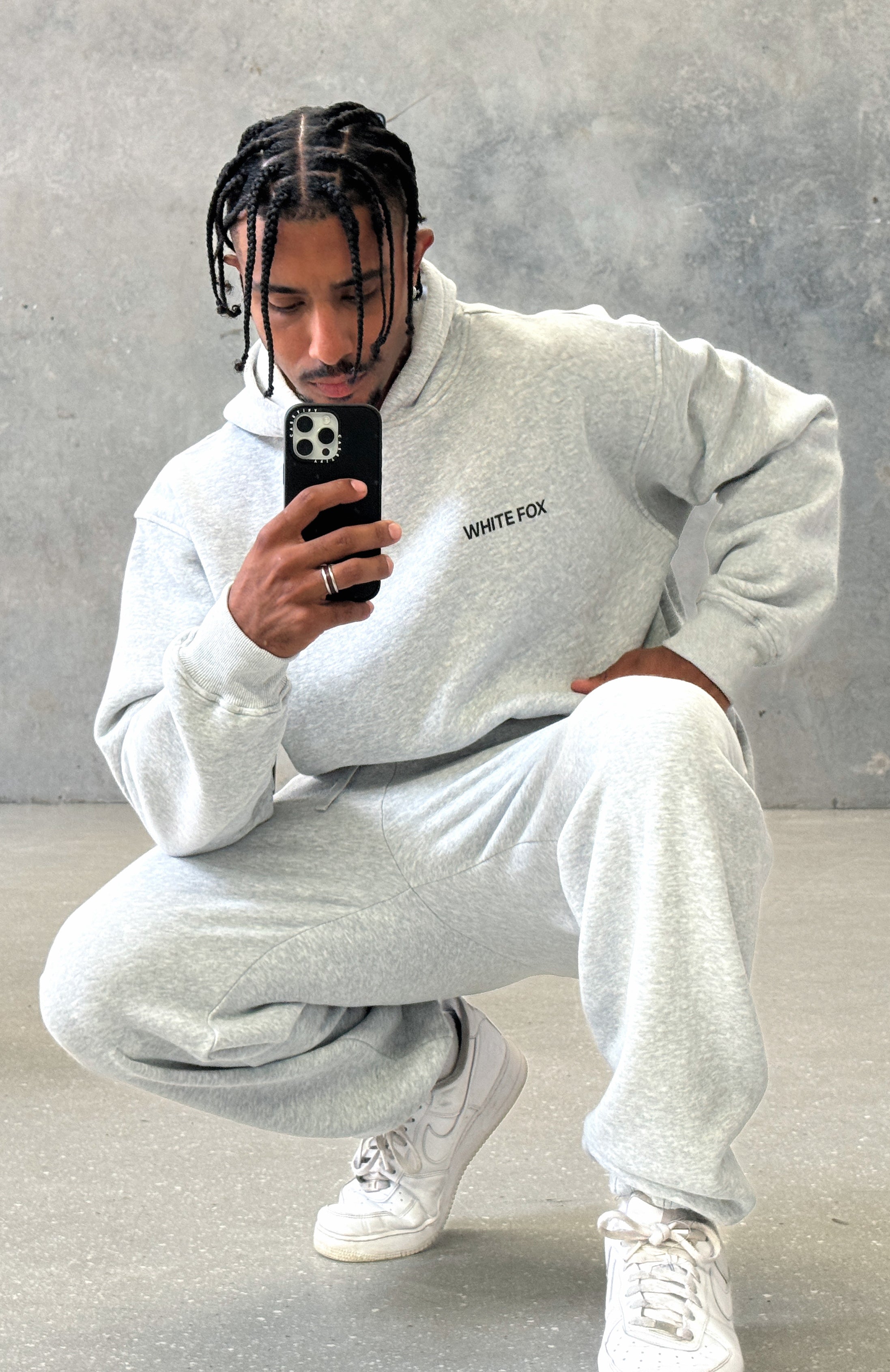 Core Classic Oversized Dark Grey Hoodie