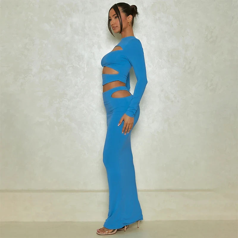 Halter Neck Maxi Dress