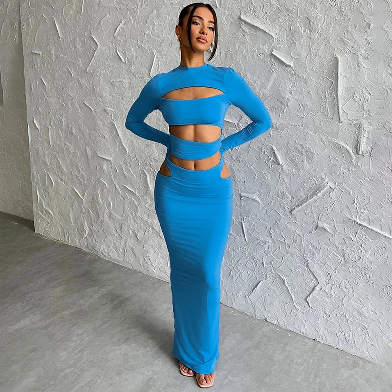 Halter Neck Maxi Dress