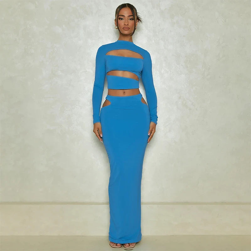 Halter Neck Maxi Dress