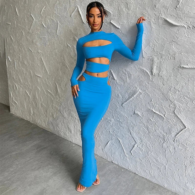 Halter Neck Maxi Dress