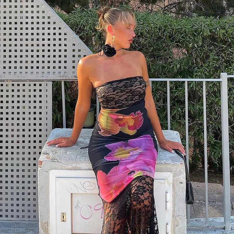 Stylish Feminine Alluring Captivating Sensational Maxi Dress
