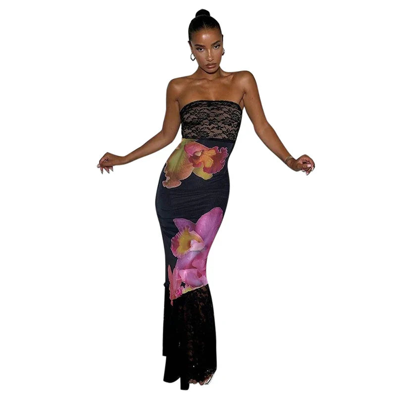 Stylish Feminine Alluring Captivating Sensational Maxi Dress
