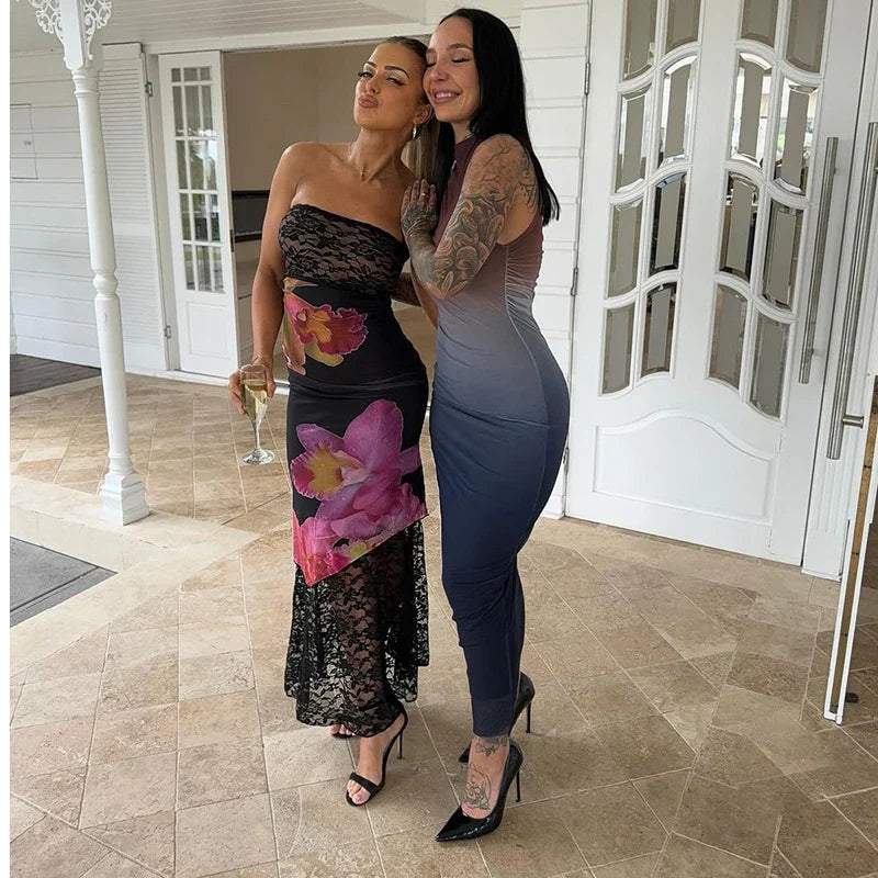 Stylish Feminine Alluring Captivating Sensational Maxi Dress
