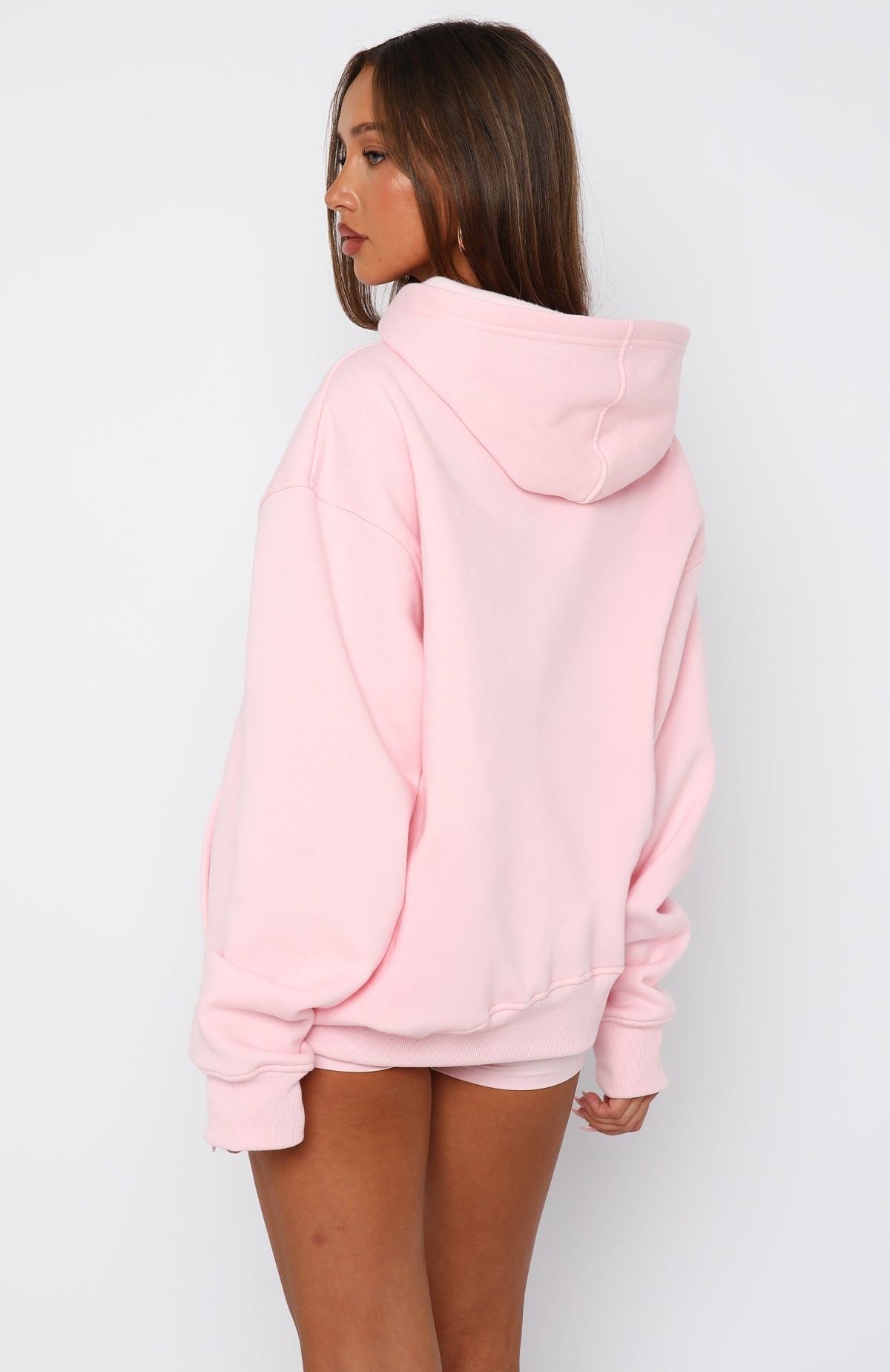 Sweet Moments Oversized Pink Hoodie