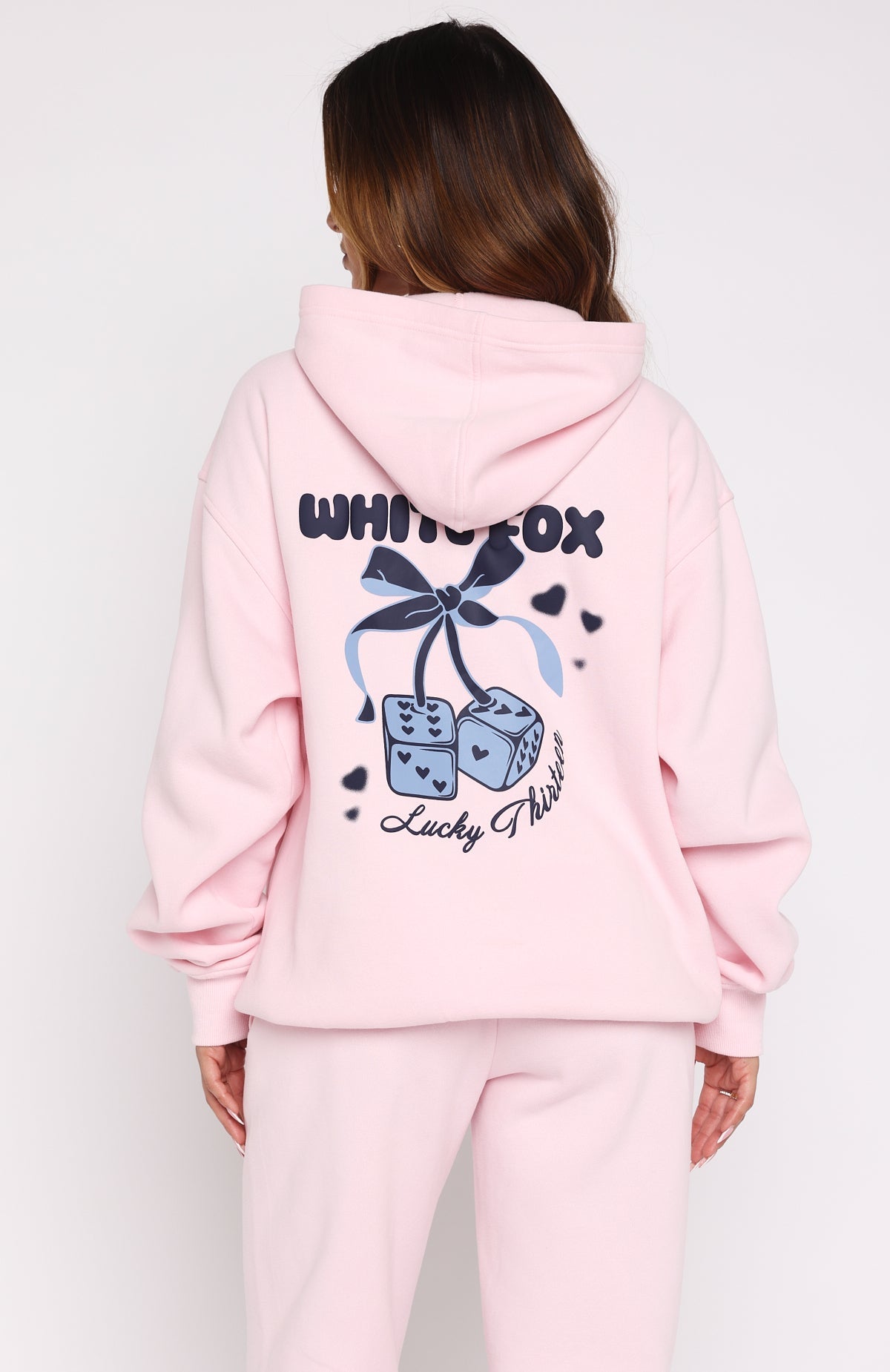 Lucky Thirteen Cheyenne Oversized Soft Pink Hoodie