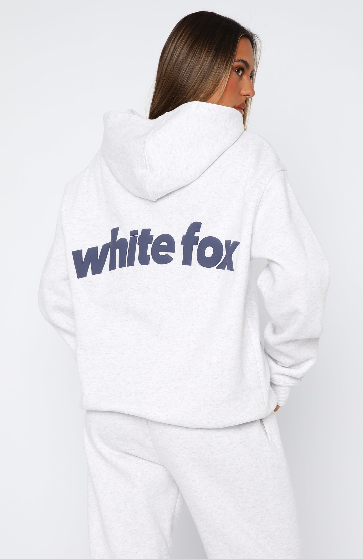 From Archives Freya Oversized Grey Marle Hoodie