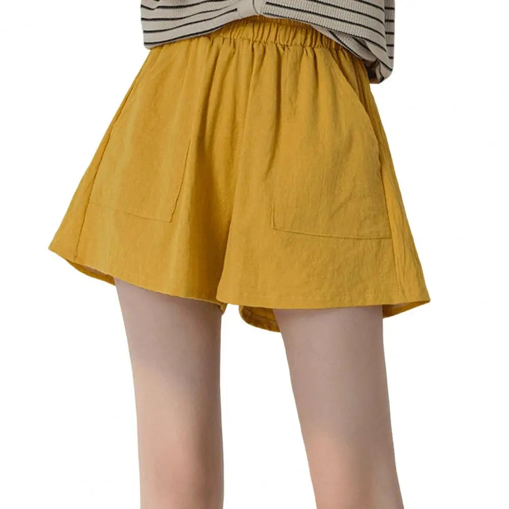 Cotton Gym Workout High Waist Sporty Short