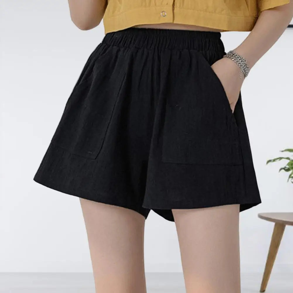 Cotton Gym Workout High Waist Sporty Short