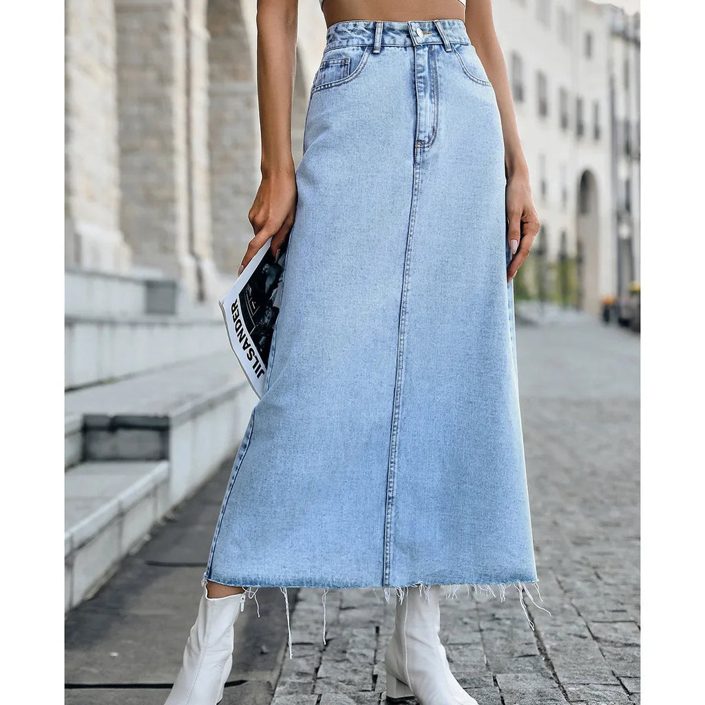 Knitted Sheer Elastic Translucent Club Party Skirt