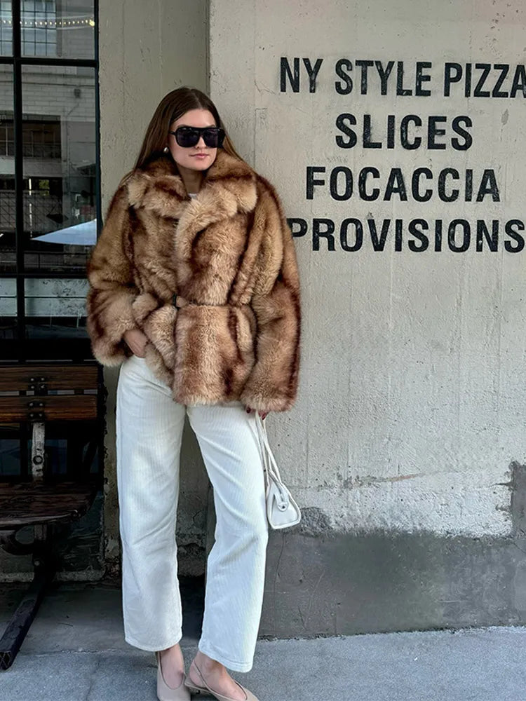 Cozy Retro Long Sleeve Coat