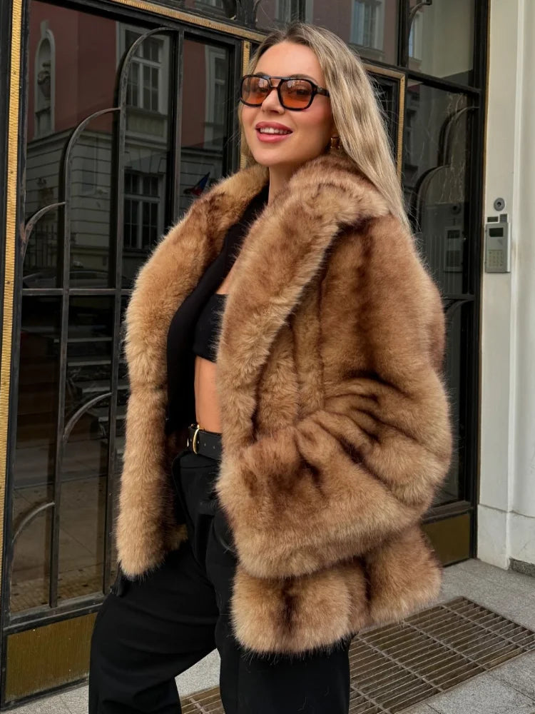 Cozy Retro Long Sleeve Coat