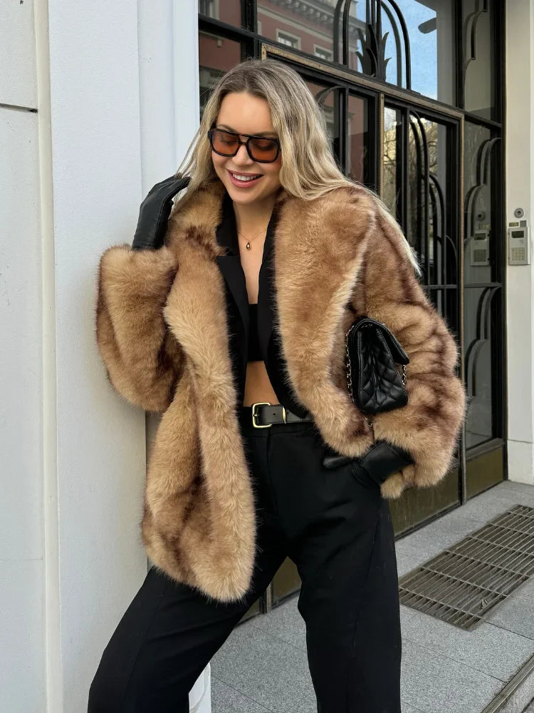 Cozy Retro Long Sleeve Coat
