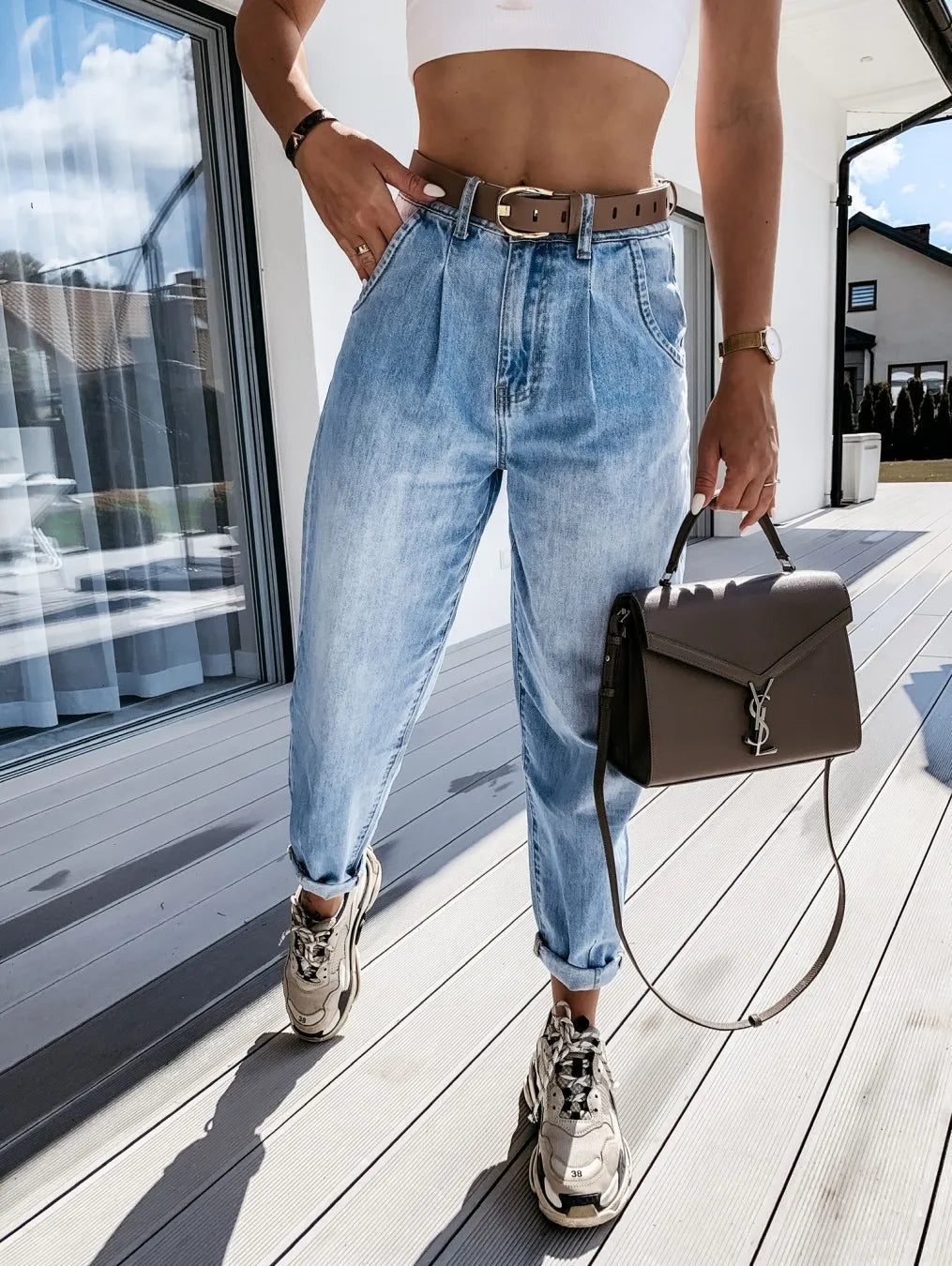 Casual Loose Harem Relaxed Fit Jean