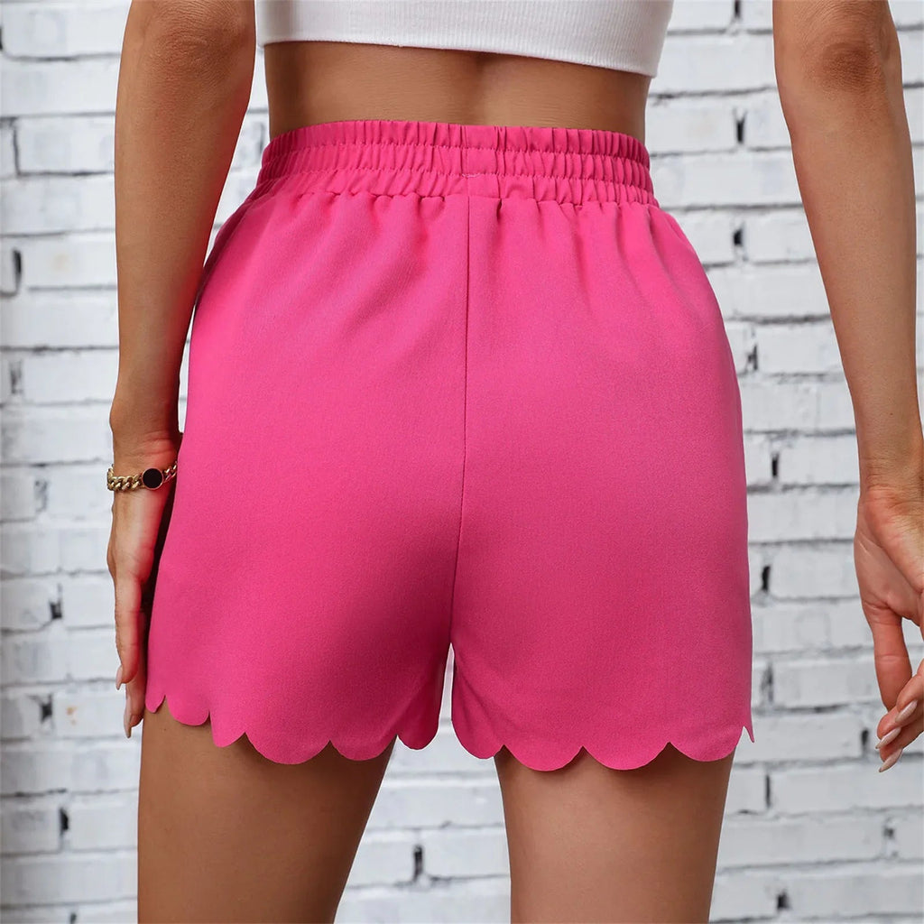 Cotton High Waist Sporty Basic Summer Short