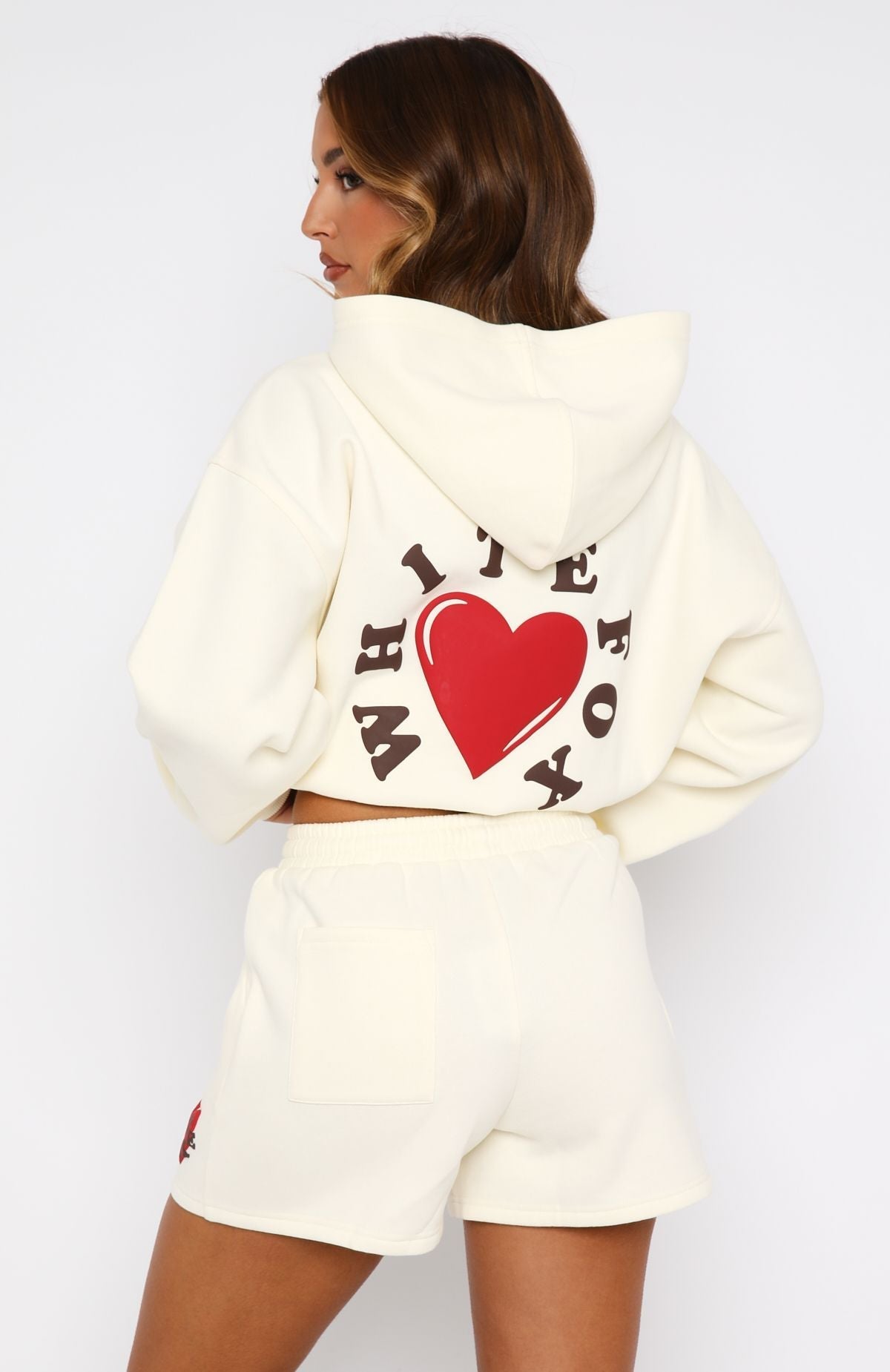 Cream We Don’t Talk Lounge Short