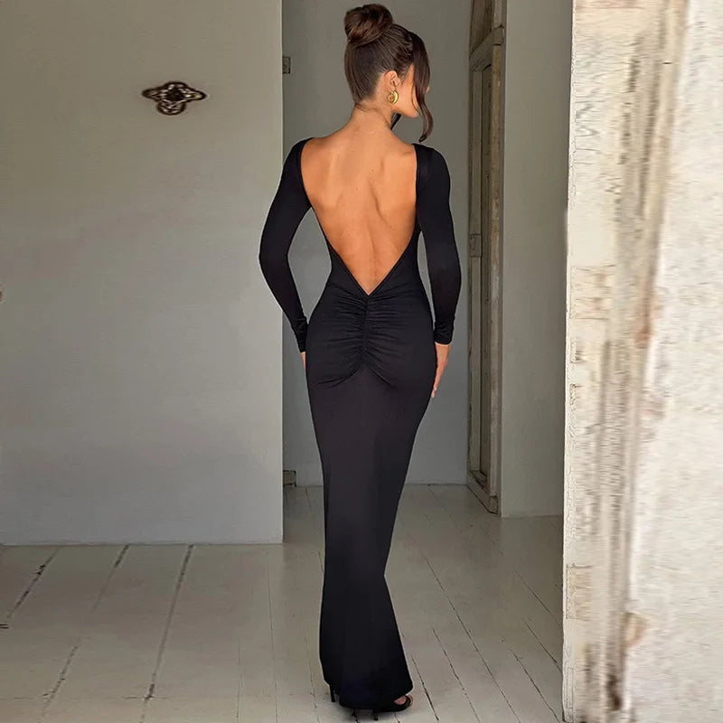 Knitted Tassel Striped Bohemian Maxi Dress