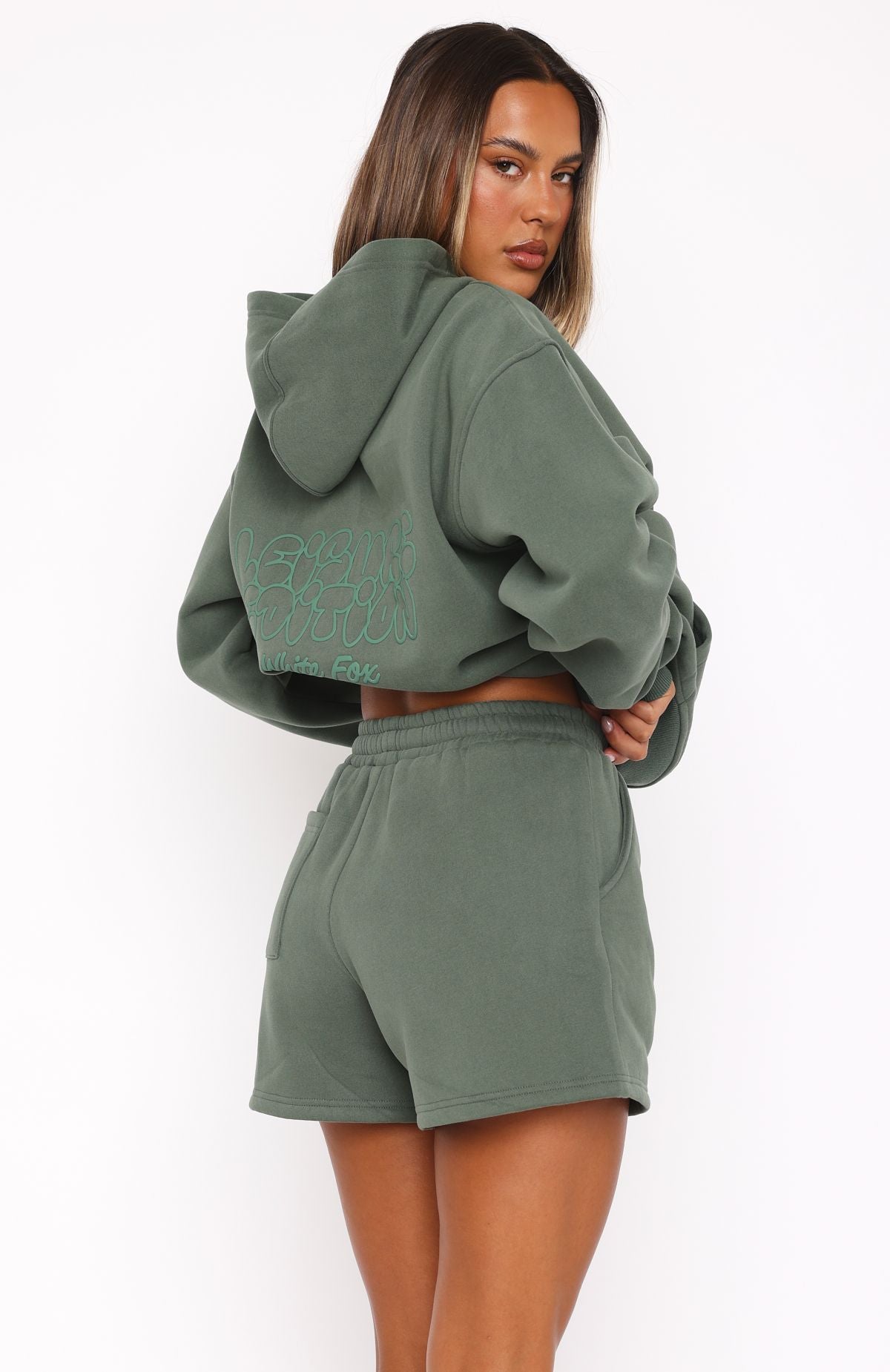 Dark Green Leisure Edition Lounge Short