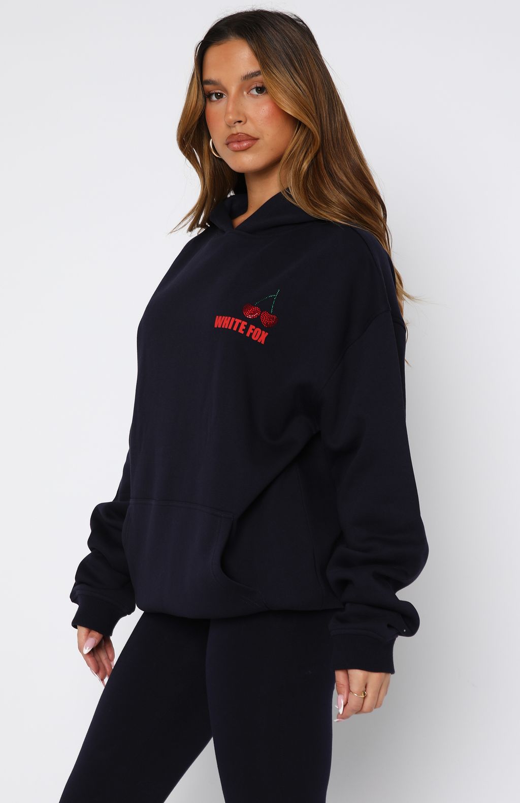 Made With Love Oversized Navy Hoodie