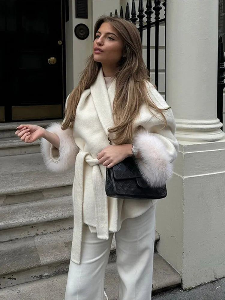 Ivory Removable Lace Coat