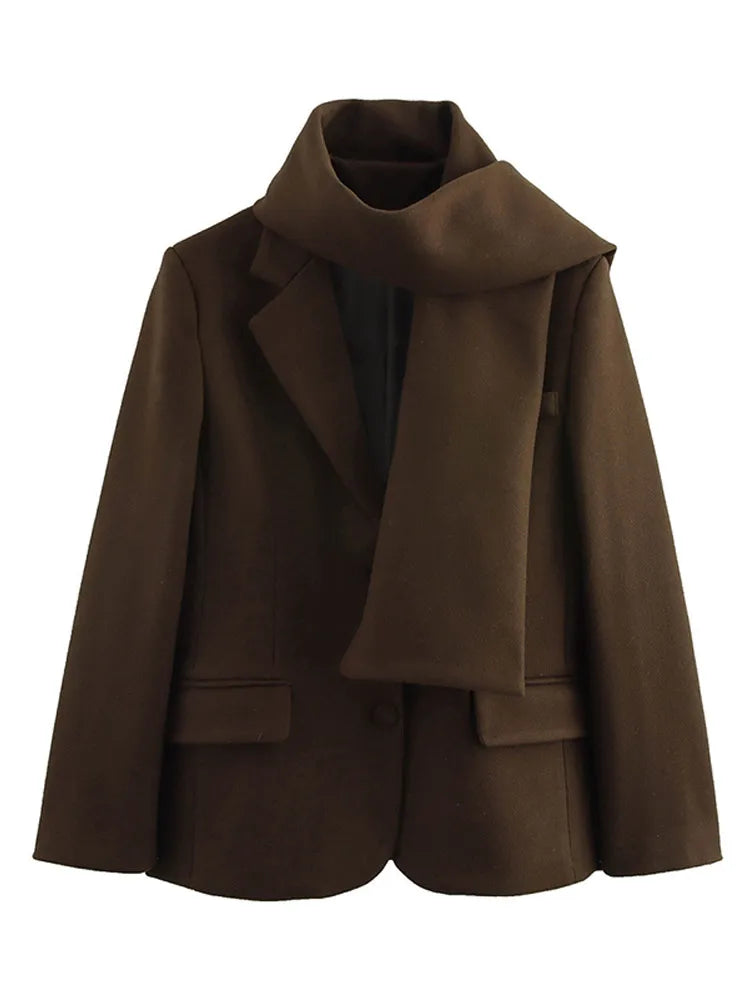 Burgundy Wool Suit Coat