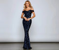 Sequined Fishtail Elegant Maxi Dress